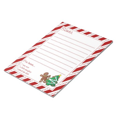Letters To Santa Notepad