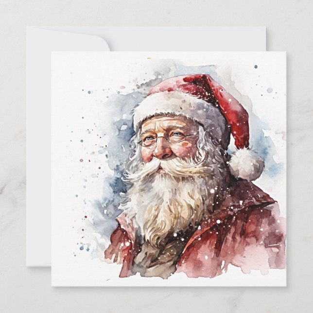 "Letters to Santa: Sending Christmas Wishes" Note Card (Front)