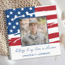 Letters To Son Heaven Patriotic Military Photo Notebook