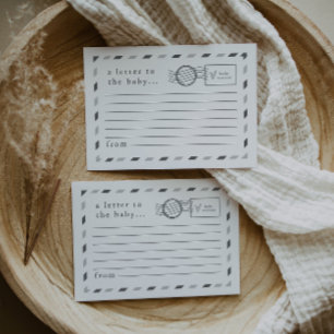 Letters to the Baby Advice Card
