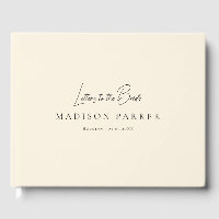Letters to the Bride Beige Bridal Shower