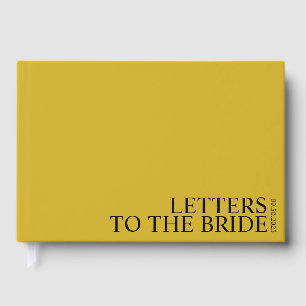 Letters to the Bride Guest Book Personalized Album
