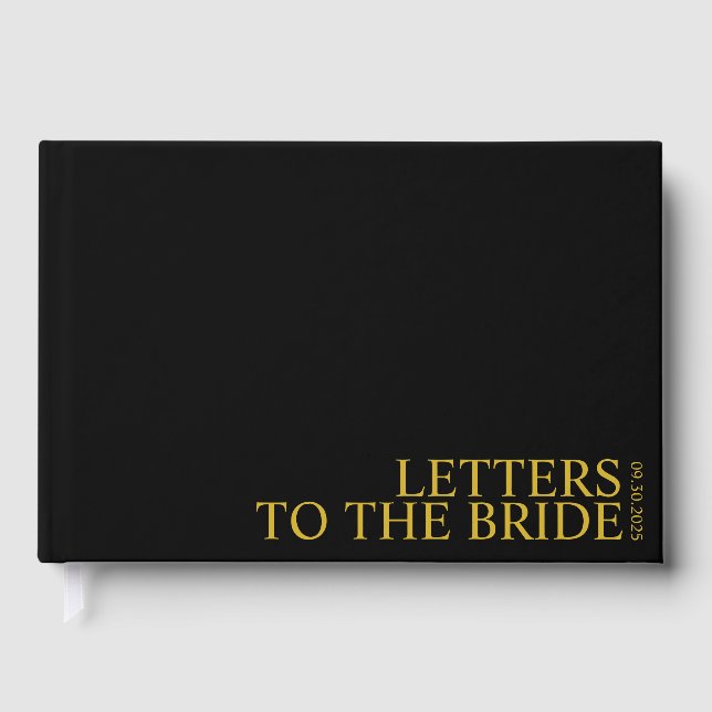 Letters to the Bride Guest Book Personalized Album (Front)