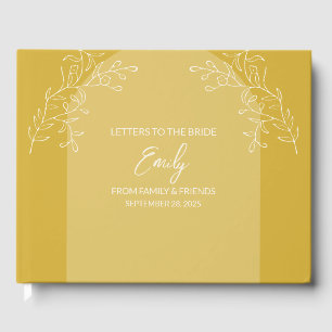 Letters to the Bride Keepsake Notebook Guest Book