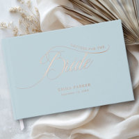 Letters to the Bride, Powder-Blue, Rose-Gold-