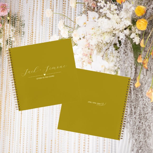 Letters to the Couple Book | Dark Yellow (Creator Uploaded)