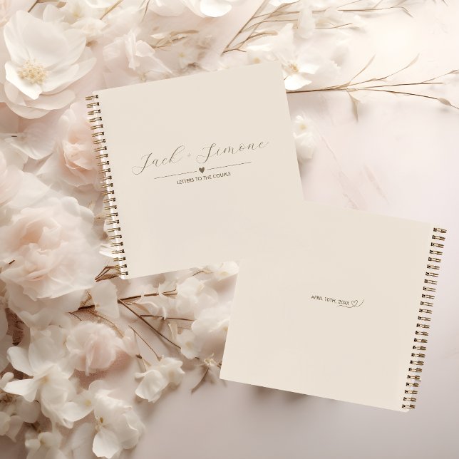 Letters to the Couple Guest Book | Light Neutral (Creator Uploaded)