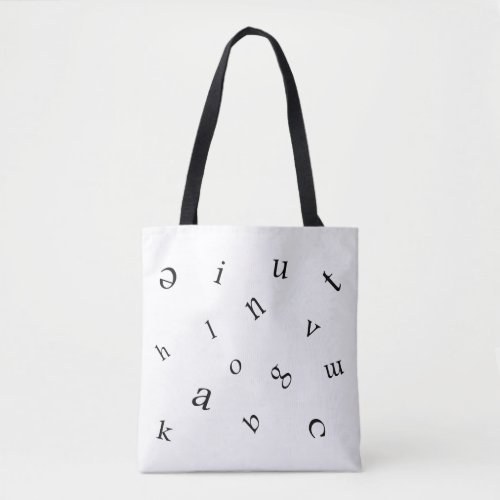 Letters Tote Bag