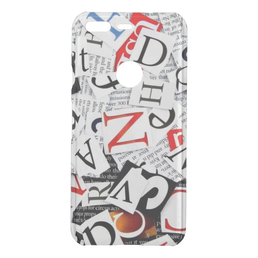 Letters Uncommon Google Pixel Case (Back)