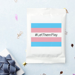 #LetThemPlay Transgender Athletes Trans Flag Lemonade Drink Mix