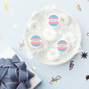 #LetThemPlay Transgender Athletes Trans Flag Life Saver® Mints