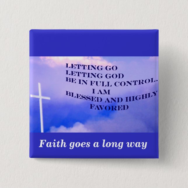 Letting Go_ Pinback Button (Front)