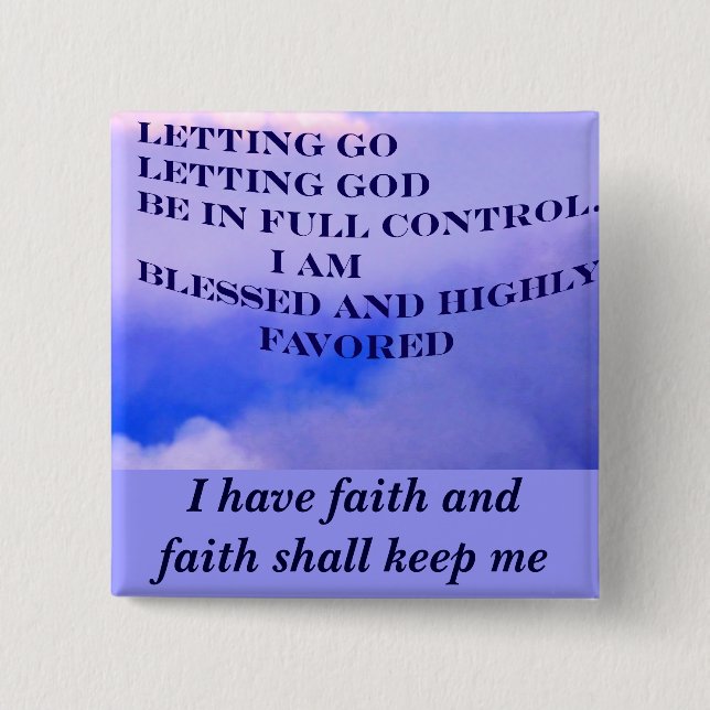 Letting Go_ Pinback Button (Front)
