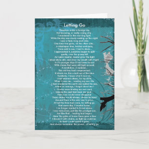 Letting Go Poem Card