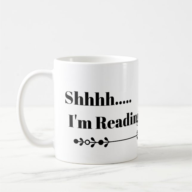 Letting the world know your habit coffee mug (Left)