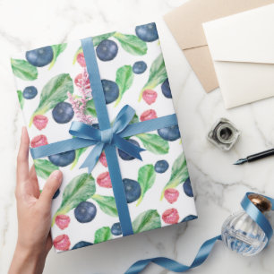 Lettuce and Berries Wrapping Paper