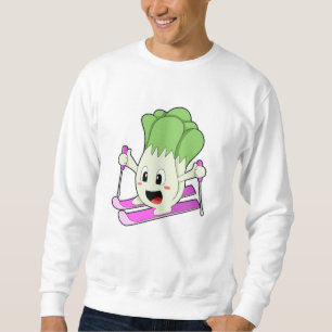 Lettuce as Skier with Ski Sweatshirt