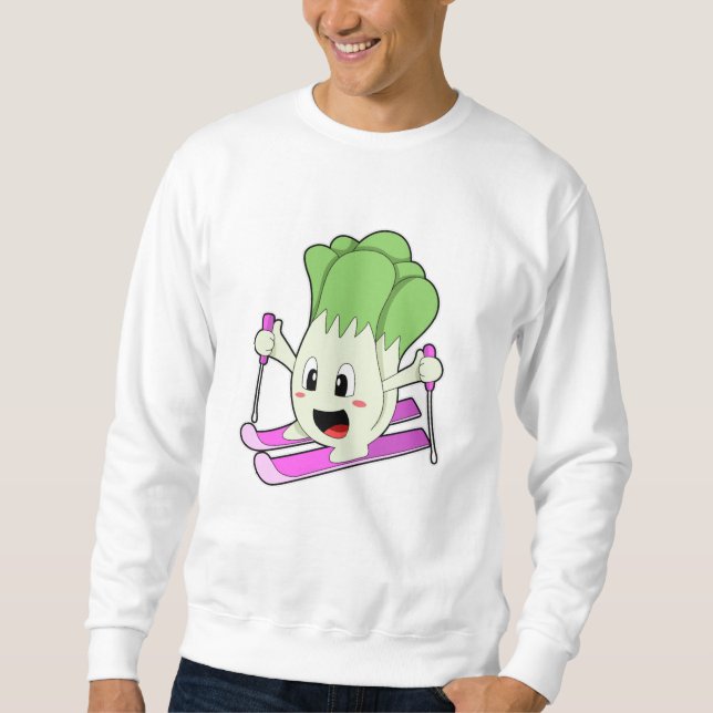 Lettuce as Skier with Ski Sweatshirt (Front)