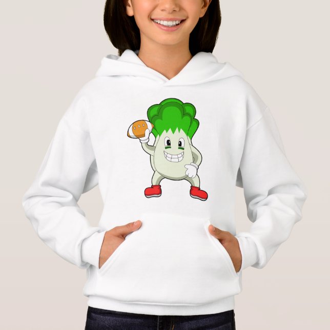 Lettuce at Football Sports Hoodie (Front)