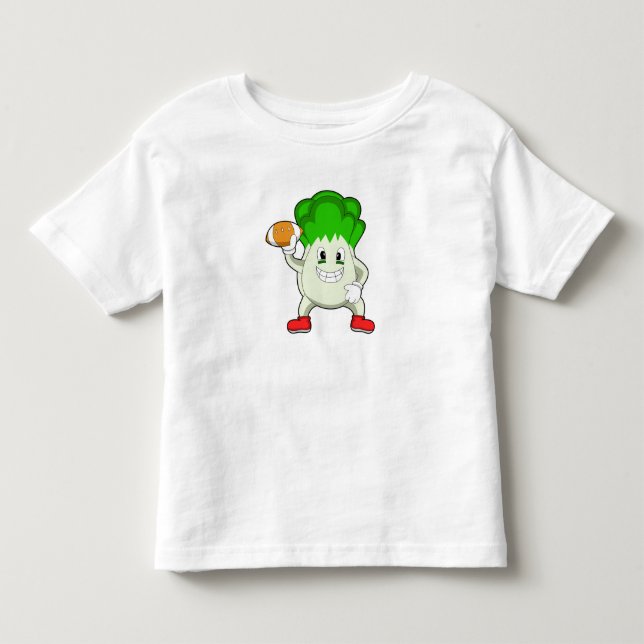 Lettuce at Football Sports Toddler T-shirt (Front)