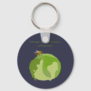 Lettuce Bee Keychain