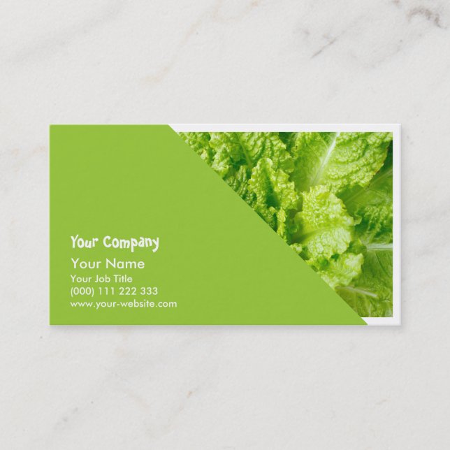 Lettuce Business Card (Front)
