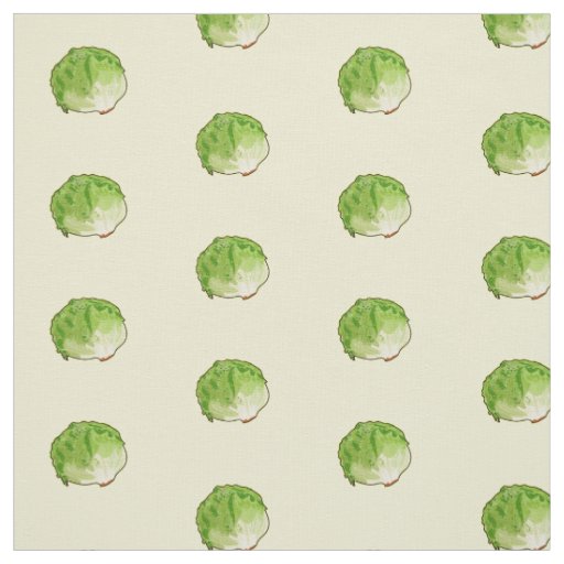 Lettuce cartoon illustration fabric