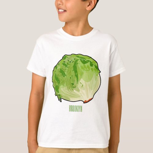 Lettuce cartoon illustration  T_Shirt