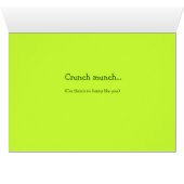 Lettuce Entertain U Cartoon Rabbits Cards (Inside Horizontal (Bottom))