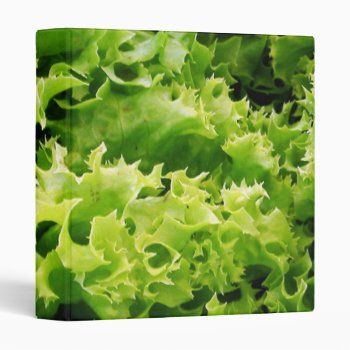 Lettuce Leaves Binder by jm_vectorgraphics at Zazzle