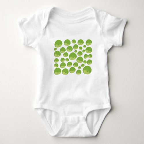 Lettuce Pattern Baby Bodysuit