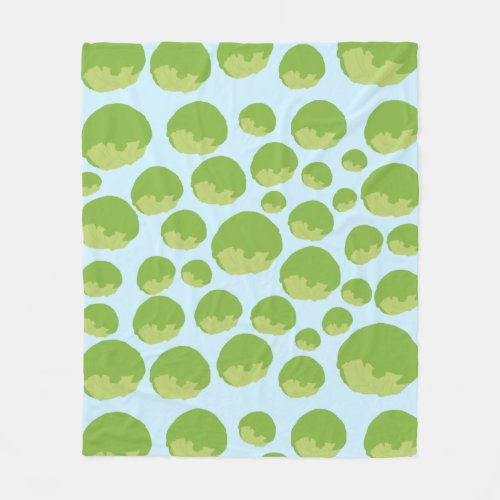 Lettuce Pattern Fleece Blanket