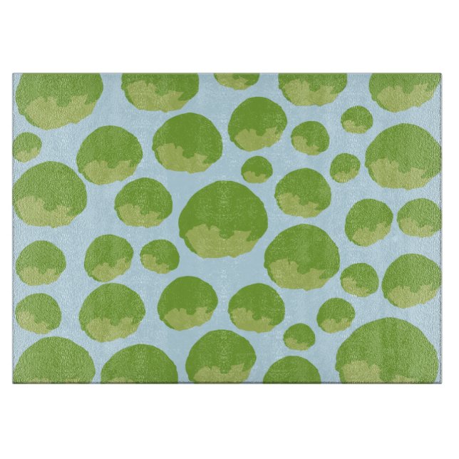 Lettuce Pattern Kitchen Cutting Board (Front)