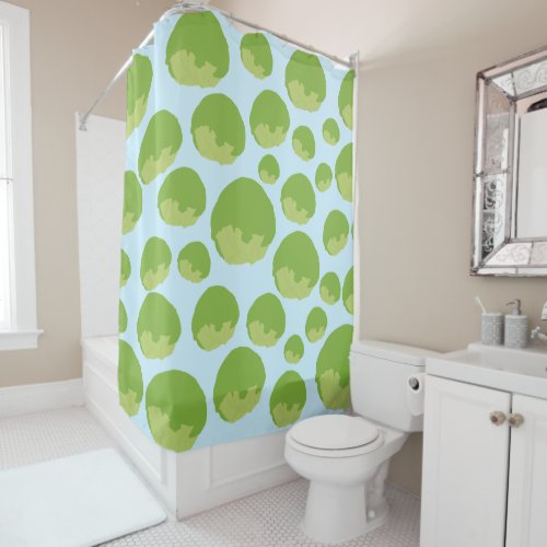 Lettuce Pattern Shower Curtain