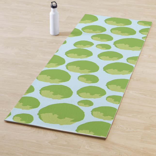 Lettuce Pattern Yoga Mat (In Situ)