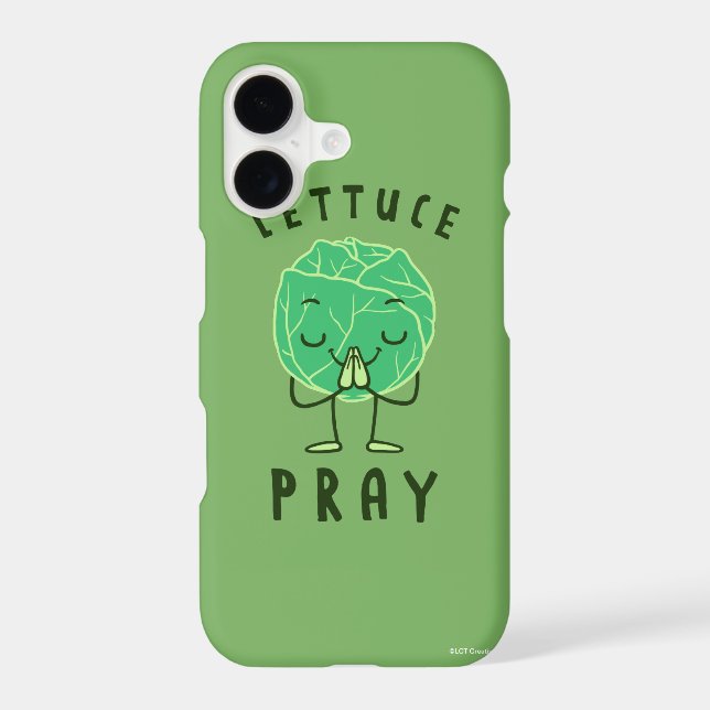 Lettuce Pray Iphone Case (Back)