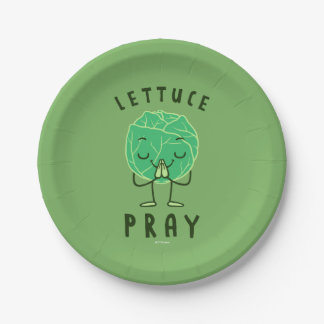 Lettuce Pray Paper Plates