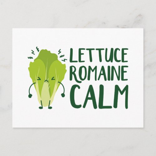 Lettuce Romaine Calm Postcard