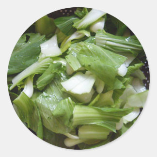 Lettuce Salad Classic Round Sticker