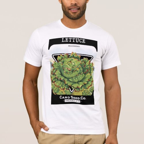 Lettuce Seed Packet Label T_Shirt