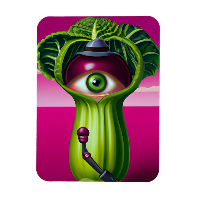 Lettuce With an Eye Magnet (Vertical)