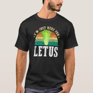 Letus Vintage Vegeterian Vegan Saying Plant Based T-Shirt