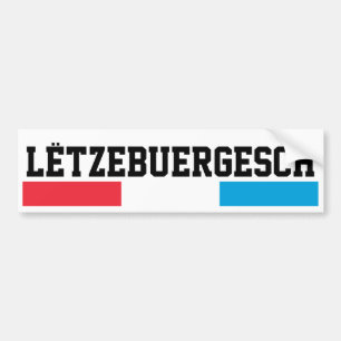Lëtzebuergesch Bumper Sticker