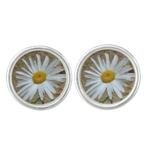 Leucanthemum Bloom Cufflinks