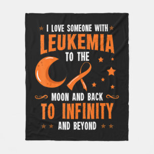 Leukemia Awareness  Blood Cancer Bone Marrow Gift  Fleece Blanket