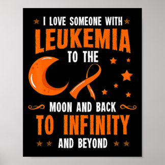 Leukemia Awareness  Blood Cancer Bone Marrow Gift  Poster