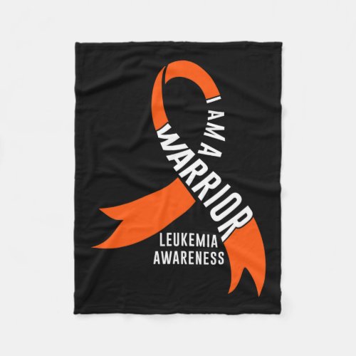 Leukemia Awareness Blood Cancer Chemotherapy Hope  Fleece Blanket