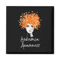 Leukemia Awareness Butterflies Gift Magnet
