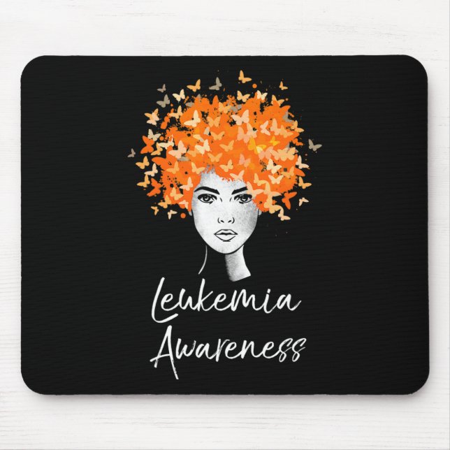 Leukemia Awareness  Butterflies Gift  Mouse Pad (Front)