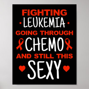 Leukemia Awareness Cancer Warrior Fighting Leukemi Poster